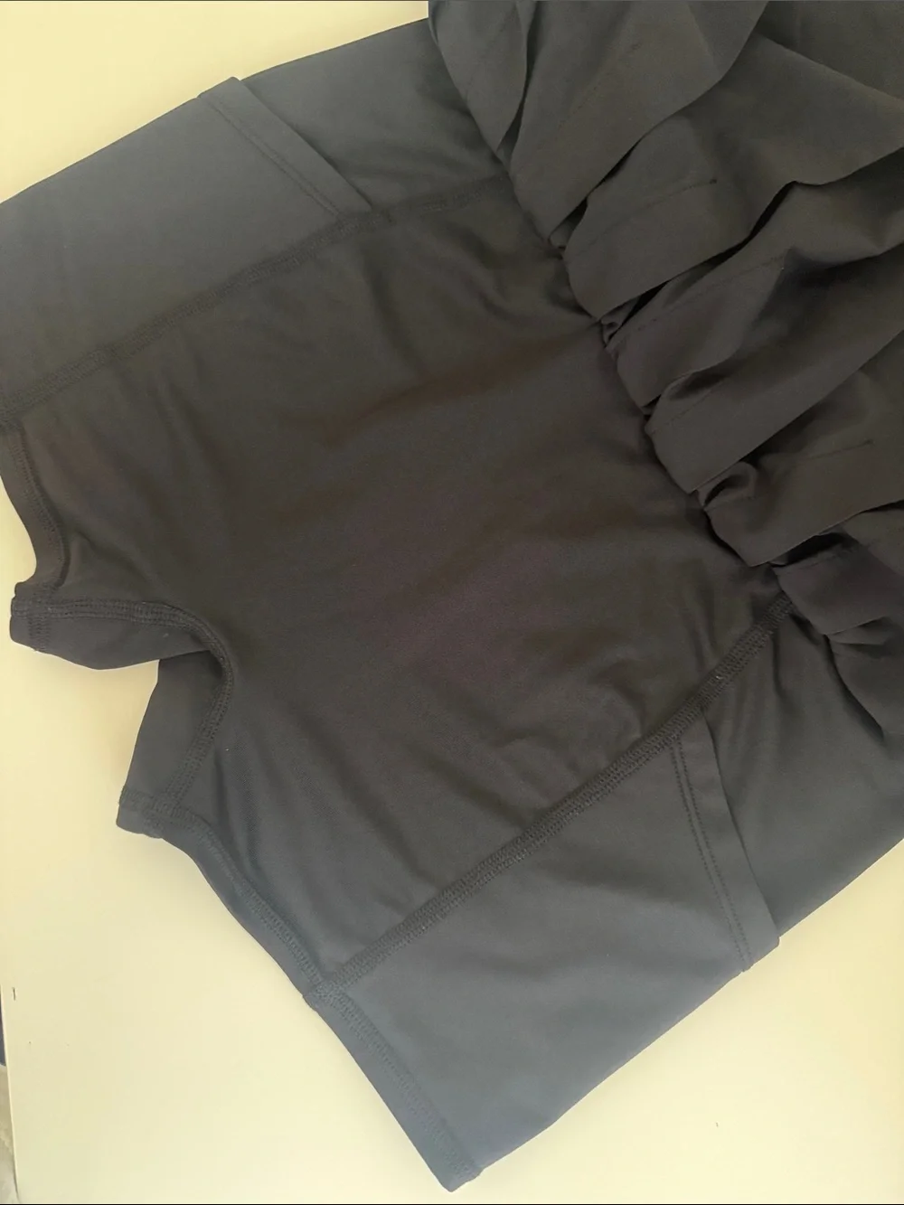 ALO Yoga Black Pleated Mini Tennis Skirt